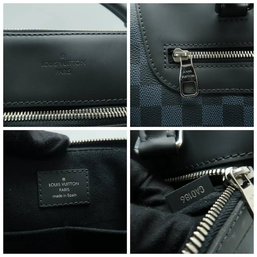 Louis Vuitton Blue Damier Graphite Canvas Satchel 1085-032425 - Picture 11 of 12